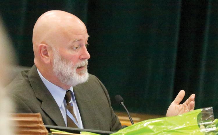Columbia County Attorney Joel Foreman told the County Commission that the state government basically has tied its hands on how to set its permit fees moving forward. (JAMIE WACHTER/Lake City Reporter)