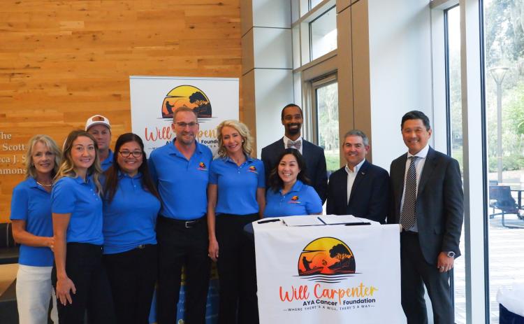 The Will Carpenter AYA Cancer Foundation donated funding to the UF College of Medicine to begin a trial on rhabdomyosarcoma. (COURTESY UF HEALTH)