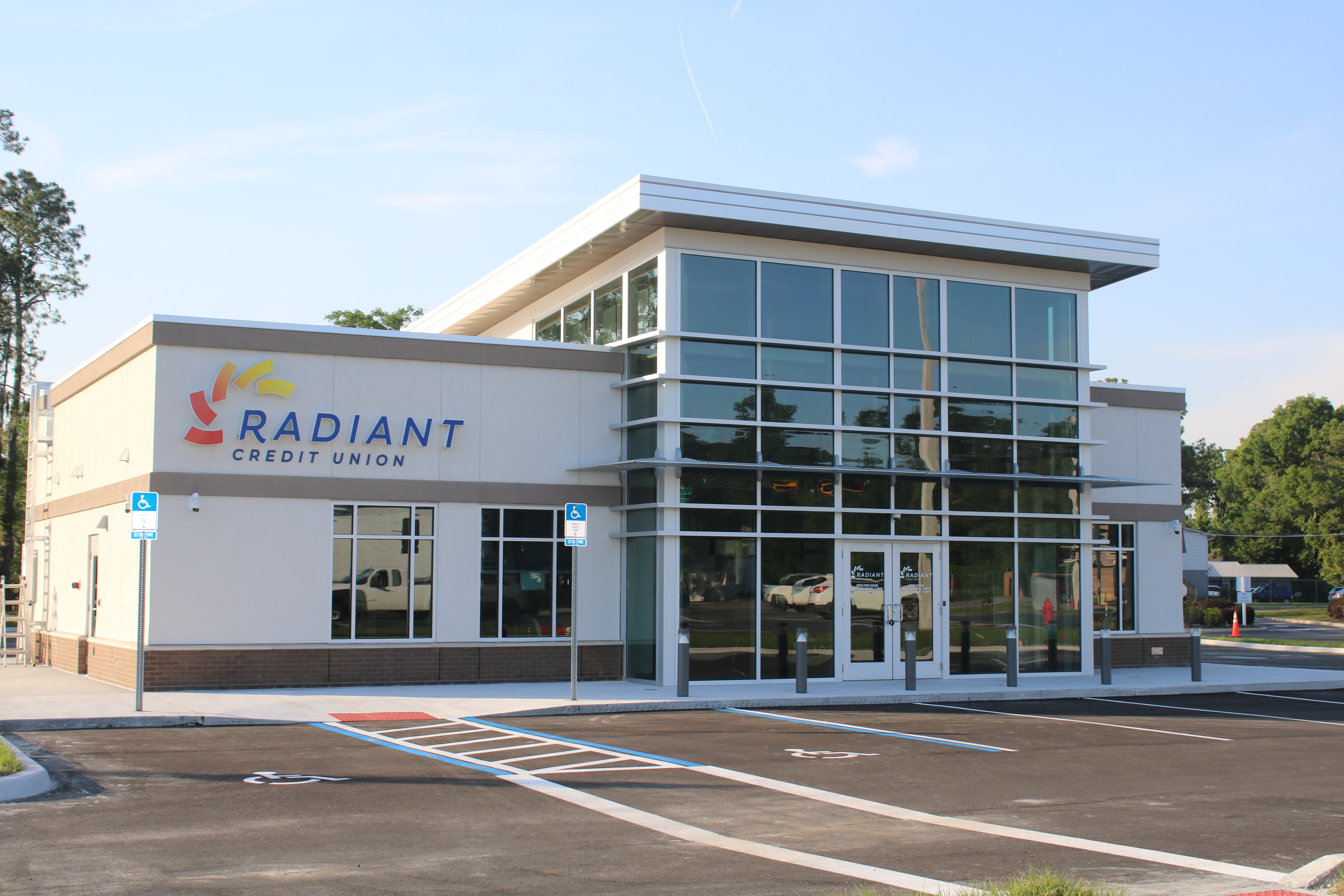 Radiant Credit Union’s new building at 1688 W. U.S. Highway 90 will open the beginning of next week. The credit union will close its current branch today to start the move to the new location. (TONY BRITT/Lake City Reporter)