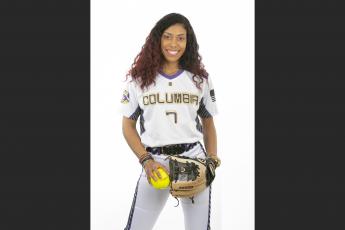 Columbia second baseman Cadence Mirra was hitting .304 with six RBIs and two doubles when her senior season was cut short due to covid-19. (JEN CHASTEEN/Special to the Reporter)