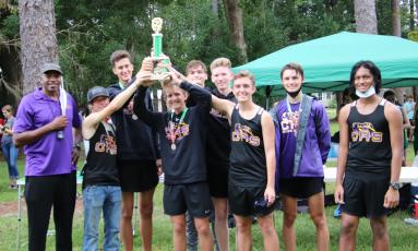 Columbia’s boys cross country team took home first place on Saturday at the Suwannee County Invitational, placing five runners in the top 10.