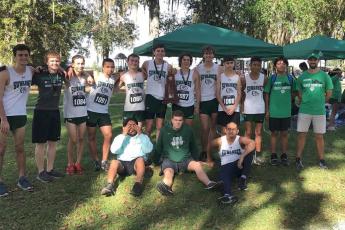 Suwannee’s cross country team won the District 2-2A title on Wednesday, the first in program history. (COURTESY)