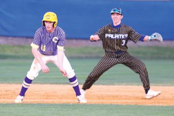 Palatka pitcher Layton DeLoach fires to the mound against Columbia on Friday night. (PALATKA DAILY NEWS)