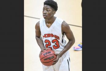 Fort White forward Chancellor Wilson is the LCR’s Boys Basketball Player of the Year. (COURTESY)