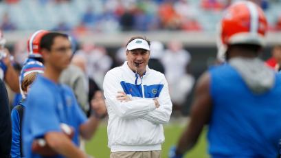 Gators coach Dan Mullen received a three-year extension that would keep him at Florida through the 2026 season. (TRIBUNE NEWS SERVICE)