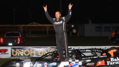 Mark Whitener will defend his title in the Powell Family Memorial at All-Tech Raceway next weekend. (COURTESY)