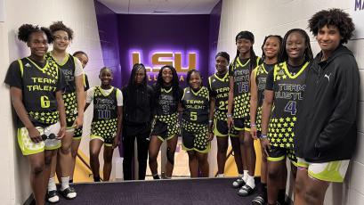 Strength, Talent and Hustle participated in a camp at LSU this month. (COURTESY)