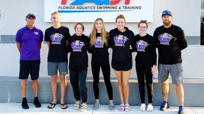 Columbia's swim team competed at the Region 1-3A meet on Wednesday. (COURTESY)