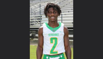 Suwannee receiver Jay Smith is the LCR’s Offensive Player of the Year. (TAMMY JOHNS/Special to the Reporter)