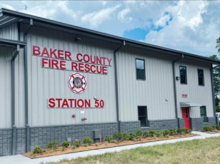 The new fire station in Baker County that Columbia County is hoping to use as model for a new station off Lake Jeffery Road. The county is seeking a legislative appropriation for the fire station. (COURTESY)