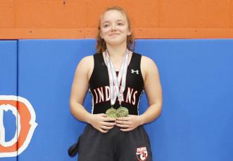 Fort White's Katie Griffith is the LCR's Girls Weightlifter of the Year. (PAUL BUCHANAN/Special to the Reporter)
