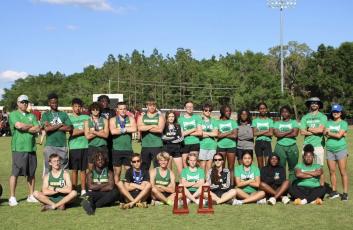 Suwannee’s girls and boys track and field teams both placed second at the District 2-2A meet on Saturday. (COURTESY)