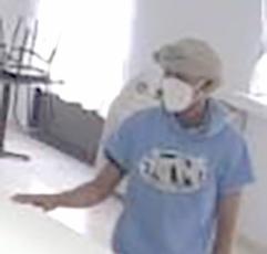 The suspect in a robbery at the Days Inn on U.S. Highway 441 North on Sunday afternoon. (COURTESY)