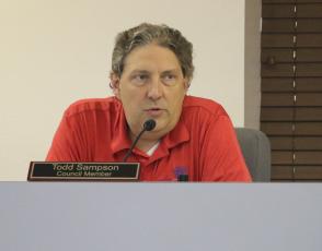 Lake City Councilman Todd Sampson said he didn't mind how big the planned housing development at Oak Meadow was, as long as jived with local residents. (MORGAN MCMULLEN/Lake City Reporter)