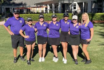Columbia’s girls golf team placed second at the Jill Darr Memorial on Thursday. (COURTESY)
