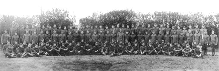 Lake City soldiers at Camp Wheeler, Ga., during World War I. (COURTESY)