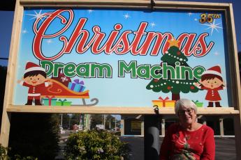 Meally Jenkins and the Christmas Dream Machine are open for their 35th Christmas season. This year’s location for the Dream Machine is in the Country Club Plaza off of Baya Avenue. (TONY BRITT/Lake City Reporter)