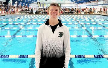 Suwannee’s Cade Cannon is the LCR’s Boys Swimmer of the Year. (COURTESY)