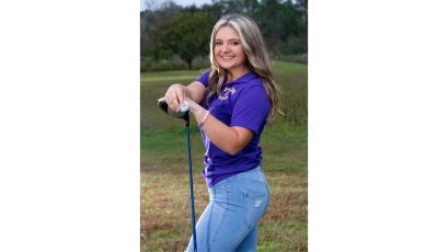 Columbia’s Karlee Gainey is the LCR’s Girls Golfer of the Year. (JEN CHASTEEN/Special to the Reporter)
