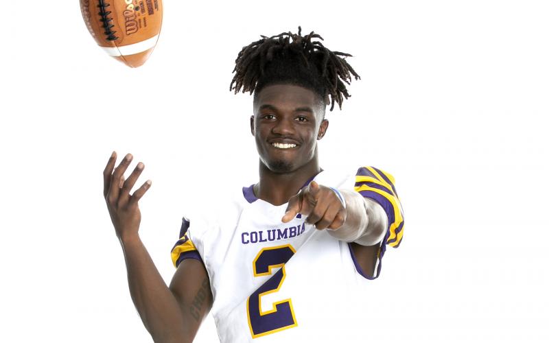 Columbia receiver Marquez Bell is the LCR’S Offensive Player of the Year. (JEN CHASTEEN/Special to the Reporter)