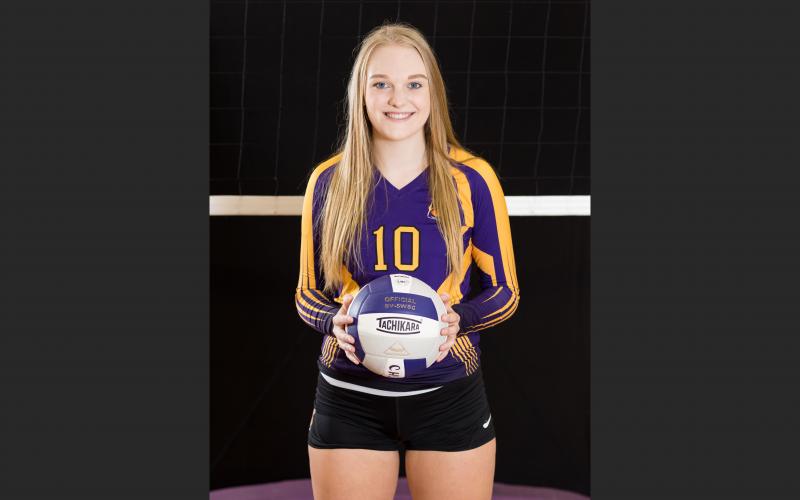 Columbia’s Lauren Wilson is the LCR’s Volleyball Player of the Year. (BRENT KUYKENDALL/Lake City Reporter)