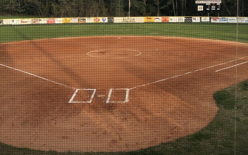 Columbia’s softball field is pictured prior to Thursday’s game against Madison County. (JORDAN KROEGER/Lake City Reporter)