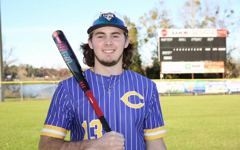 Columbia 1B/OF Lance Minson was hitting .208 with three RBIs and three runs scored when his senior season was canceled due to covid-19. (MANDI SLOAN/Special to the Reporter)