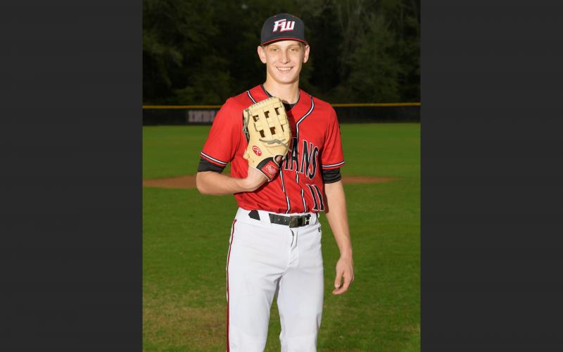 Fort White outfielder Kameron Couey was hitting .250 with five runs scored and an RBI when his senior season was cut short due to covid-19. (COURTESY)