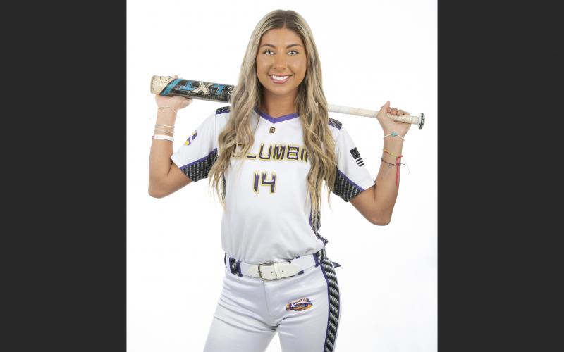 Columbia shortstop Caroline Lewis was hitting a team-best .667 with 11 RBIs, 13 runs scored, four doubles and a triple when her senior season was cut short due to covid-19. (JEN CHASTEEN/Special to the Reporter)