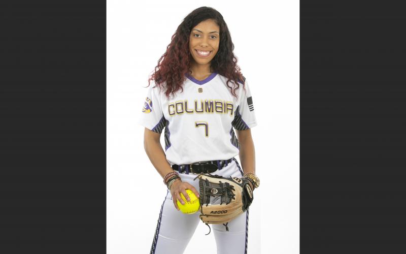 Columbia second baseman Cadence Mirra was hitting .304 with six RBIs and two doubles when her senior season was cut short due to covid-19. (JEN CHASTEEN/Special to the Reporter)