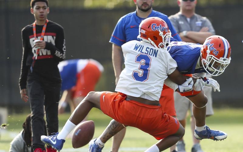 The Florida Gators will resume voluntary practices next month.(TAMPA BAY TIMES/TNS)