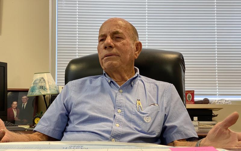 Lamar Jenkins will retire at the end of the year after serving 48 years as Suwannee County property appraiser. (JAMIE WACHTER/Lake City Reporter)