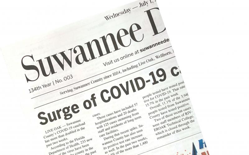 The final issue of the Suwannee Democrat was published Wednesday.