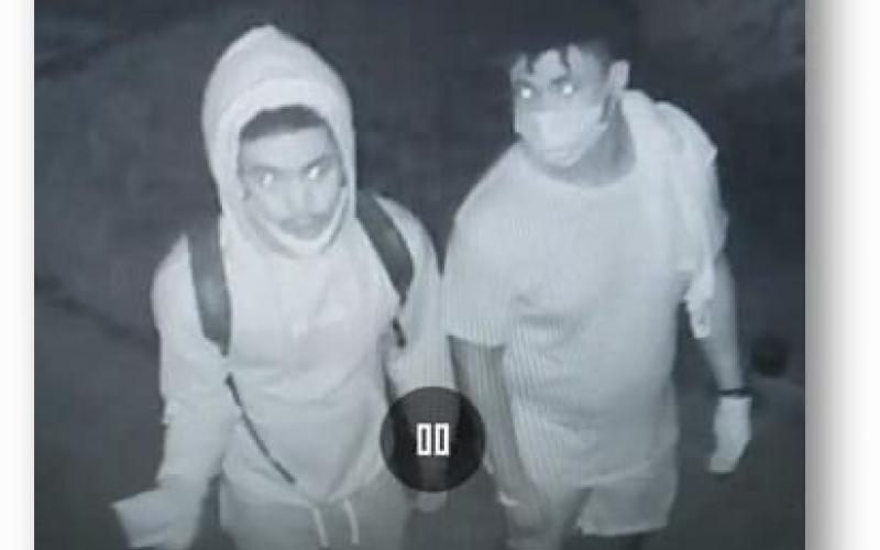 The Columbia County Sheriff’s Office is searching for two suspects that stole a surveillance camera from a Northwest Battle Hill Lane residence in early July. (Courtesy COLUMBIA COUNTY SHERIFF'S OFFICE)
