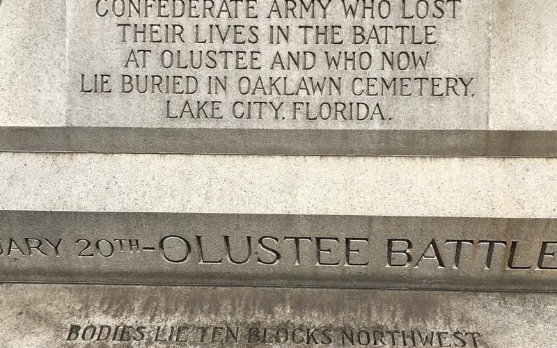 The Battle of Olustee Confederate monument has caused a dispute into the ownership of Olustee Park. (FILE)
