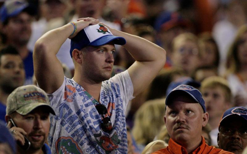 The Florida Gators' Ben Hill Griffin Stadium will look very different this year because of the coronavirus pandemic. (ST. PETERSBURG TIMES/TNS)