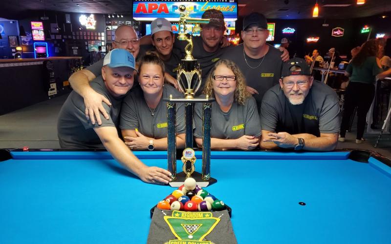 Lake City’s own Kegroom Green Rollers will compete at the 2020 APA World Pool Championships next year in Las Vegas. (COURTESY)