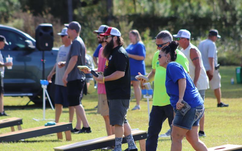 The third annual Suwannee Valley Cornhole Tournament raised more than $5,000 for the United Way of Suwannee Valley. The tournament, hosted by Suwannee Valley Electric Cooperative, had more than 30 teams take part.