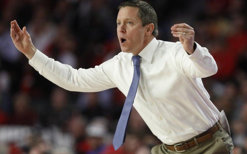 Florida coach Mike White gestures during a game against Georgia on March 4 in Athens, Ga. Unlike a year ago, Florida begins the season unranked and won’t have nearly as much hype. (JOSHUA L. JONES/Athens Banner-Herald via AP File)
