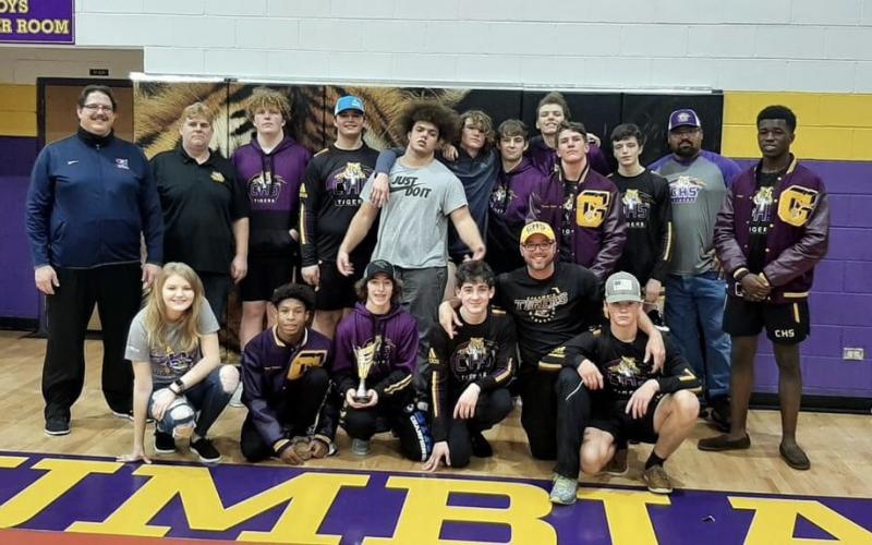 Columbia placed second at the Tiger Duals on Saturday. (COURTESY)