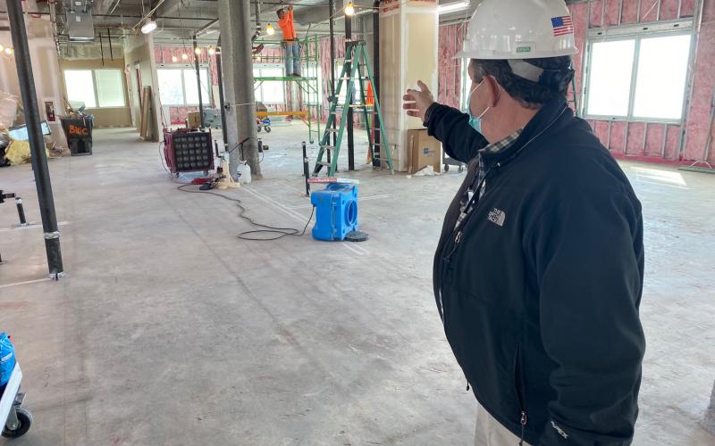Construction began Monday on a 12-bed, $9 million expansion project at Lake City Medical Center. The expansion consists of filling in a wing on the third floor of the hospital. (COURTESY)