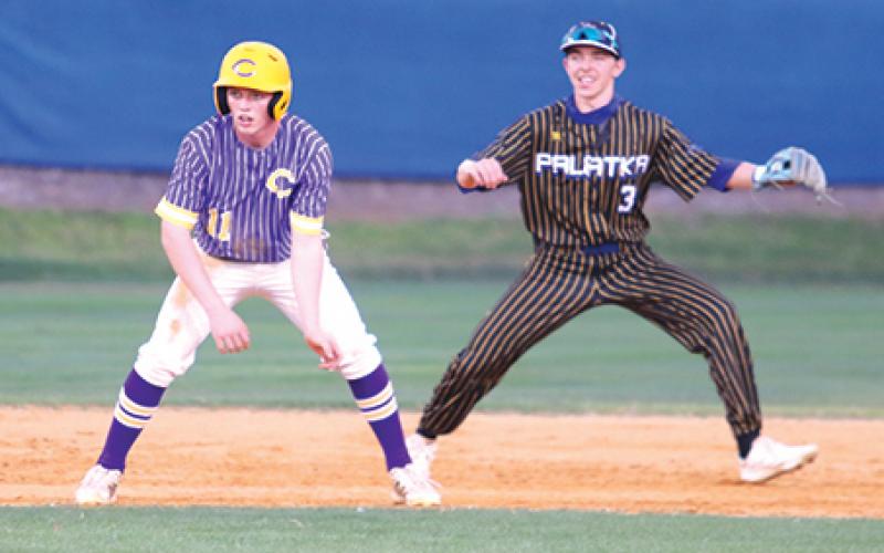 Palatka pitcher Layton DeLoach fires to the mound against Columbia on Friday night. (PALATKA DAILY NEWS)