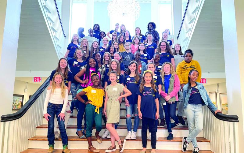 The Altrusa Club of Lake City’s 23rd annual Girls Summit was held Saturday at The Blanche in downtown Lake City and included 44 girls in the sixth grade at Richardson Sixth Grade Academy, Belmont Academy and Epiphany Catholic School. (COURTESY)