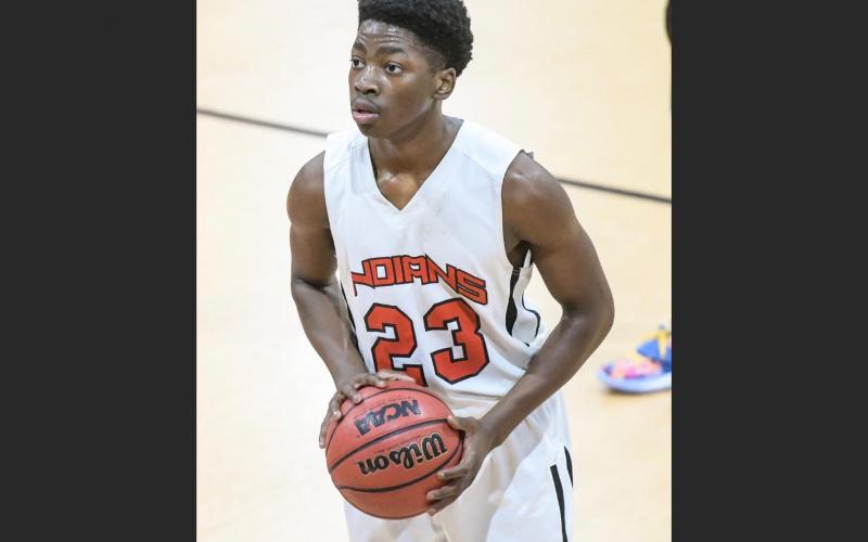 Fort White forward Chancellor Wilson is the LCR’s Boys Basketball Player of the Year. (COURTESY)