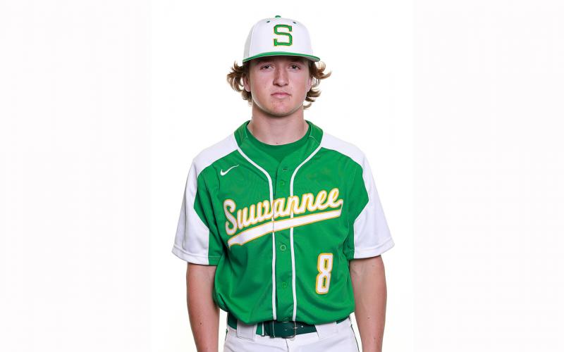 Suwannee pitcher/outfielder Matthew Gill is the LCR's Baseball Player of the Year. (COURTESY)