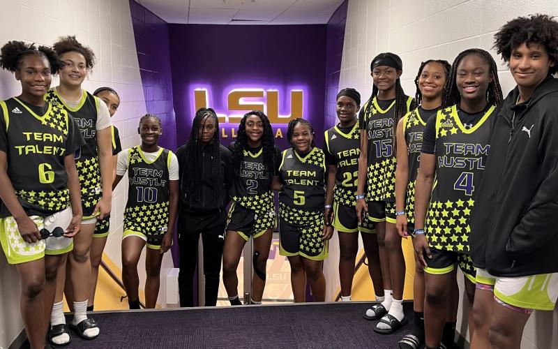 Strength, Talent and Hustle participated in a camp at LSU this month. (COURTESY)