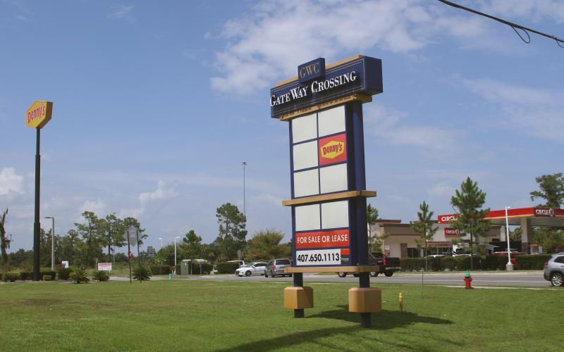 Gateway Crossing, a commercial development next to the Interstate 75 and U.S. Highway 90 interchange, may soon be the new home to a Sonic Drive-In and RibCrib barbecue restaurant. (TONY BRITT/Lake City Reporter)