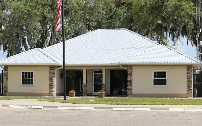 The Suwannee County Airport terminal recently underwent renovations, including a new paint job, new flooring and a shower added for pilots. (JAMIE WACHTER/Lake City Reporter)