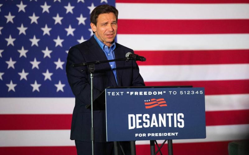 Florida Gov. Ron DeSantis announced Thursday that the state has filed a lawsuit against the Biden administration over university accredidation. (JOSHUA BOUCHER/The State/MCT)