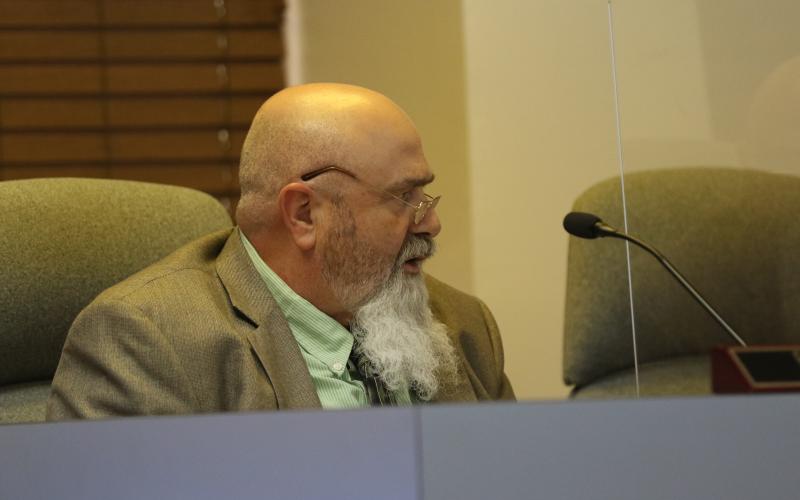 Lake City Manager Paul Dyal recommended during a workshop Thursday that the city look for a new option for City Hall. (JAMIE WACHTER/Lake City Reporter)